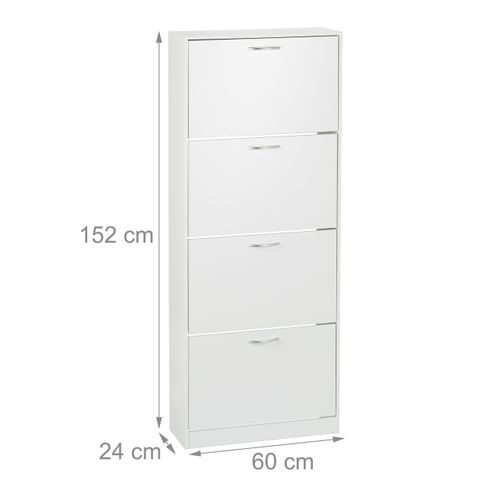 Meuble à Chaussures Blanc