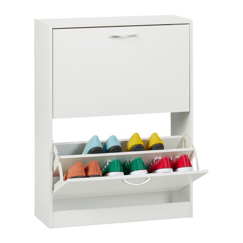 Meuble à Chaussures Blanc