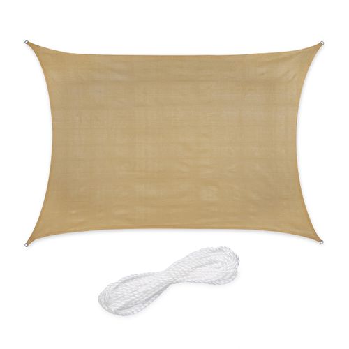Voile D'ombrage Rectangulaire En Pe-hd