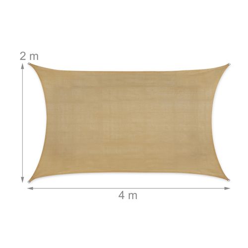 Voile D'ombrage Rectangulaire En Pe-hd