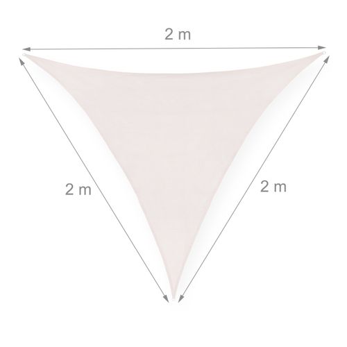 Voile D'ombrage Triangulaire En Pe-hd