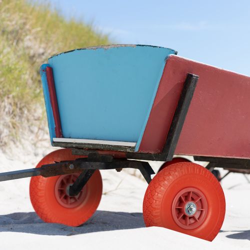 Lot De 2 Roues Pour Diable En Pu 3.00-4