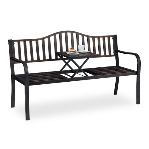 Banc De Jardin Avec Table Pliante