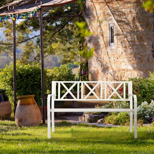 Banc De Jardin En Métal