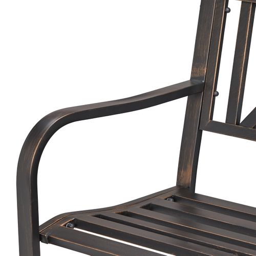 Banc De Jardin En Métal