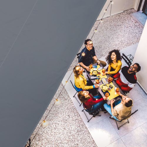 Voile D'ombrage Rectangulaire Gris