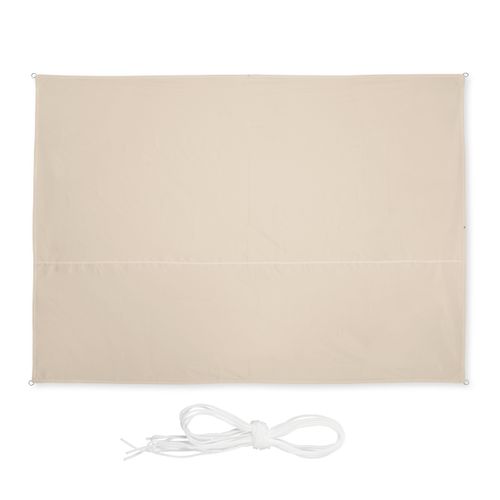 Voile D'ombrage Rectangulaire Beige