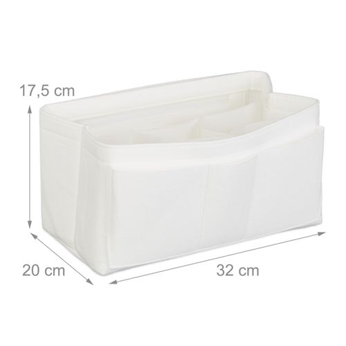 Organiseur De Sac à Main En Feutre Blanc