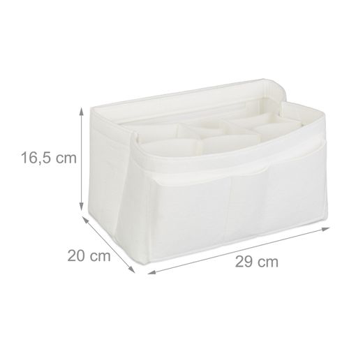 Organiseur De Sac à Main En Feutre Blanc