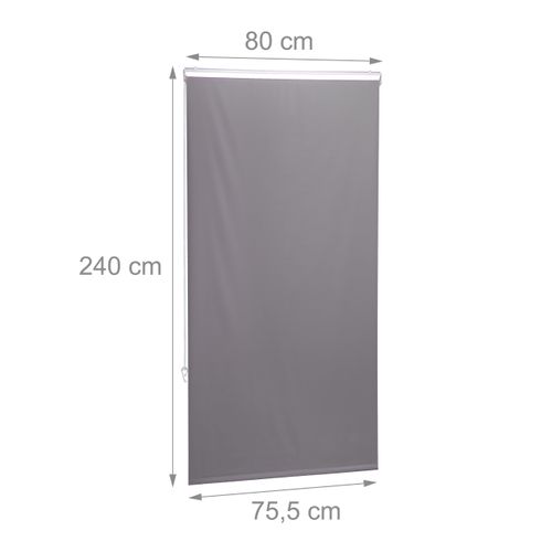 Store De Baignoire Gris