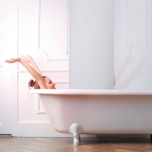 Store De Baignoire Blanc