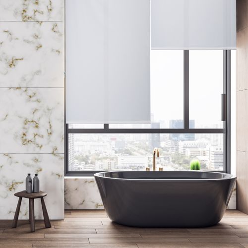 Store De Baignoire Blanc