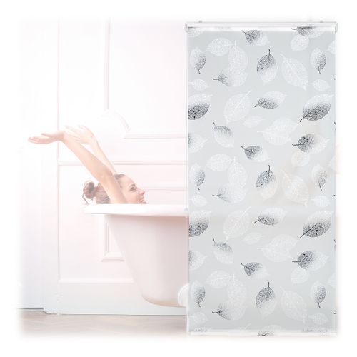 Store De Baignoire Avec Motif Feuilles