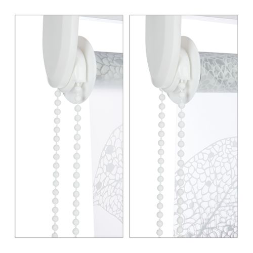 Store De Baignoire Avec Motif Feuilles