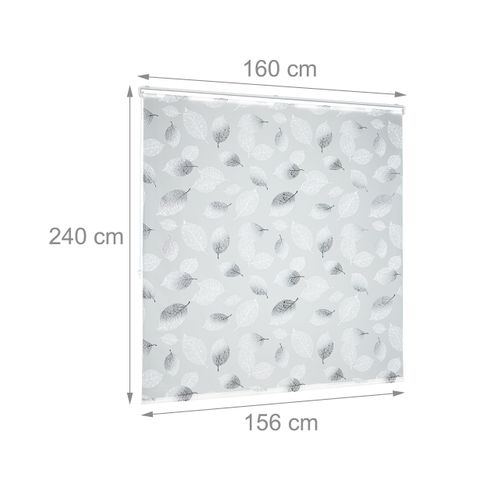 Store De Baignoire Avec Motif Feuilles