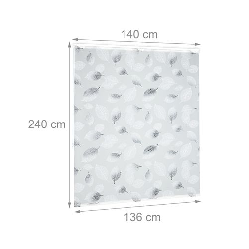 Store De Baignoire Avec Motif Feuilles