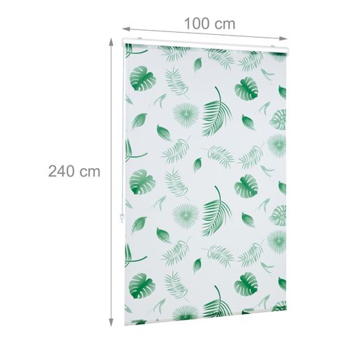 Store De Baignoire Feuilles Vert