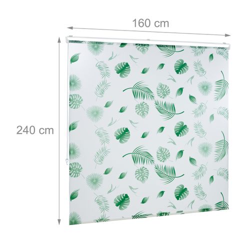 Store De Baignoire Feuilles Vert