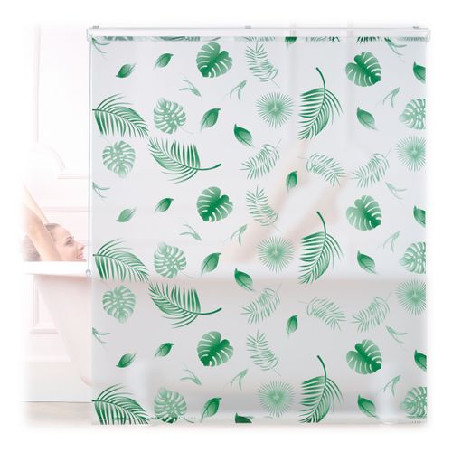 Store De Baignoire Feuilles Vert