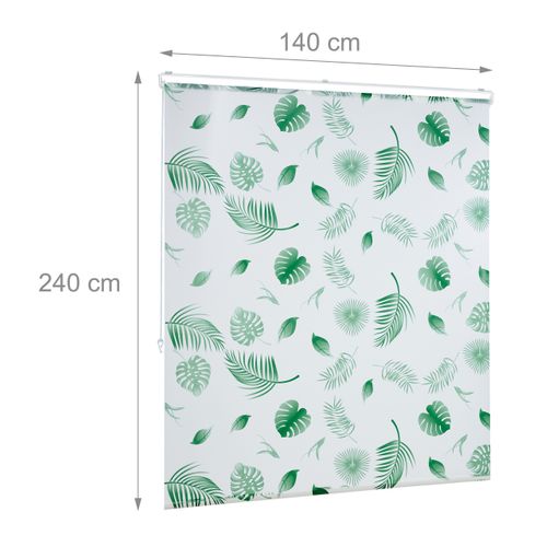 Store De Baignoire Feuilles Vert