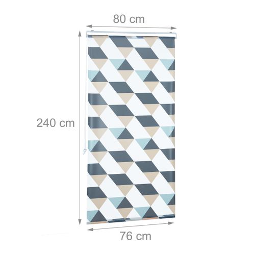 Store De Baignoire Design Géométrique