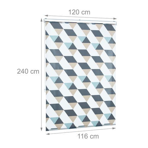 Store De Baignoire Design Géométrique
