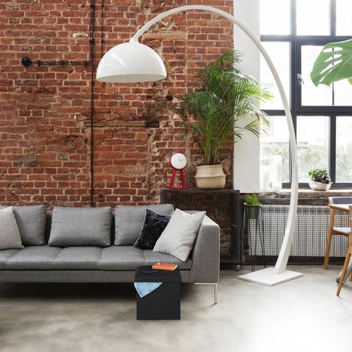 Pouf De Rangement Noir