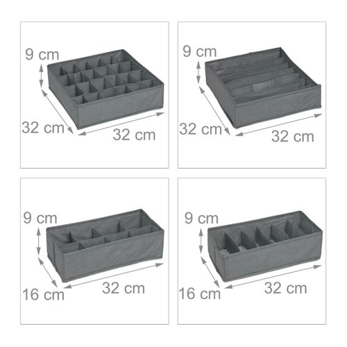 4 Pièces Organiseur Sous-vêtements