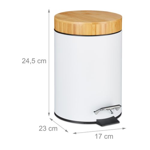 Poubelle De Salle De Bain 3 L