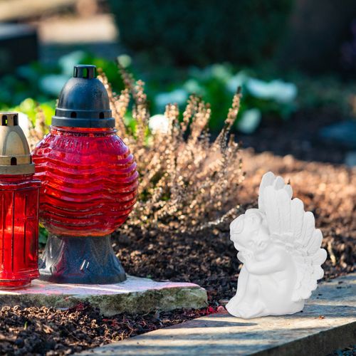 Lot De 2 Anges De Tombe