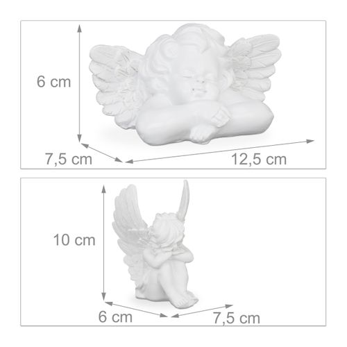 Lot De 2 Anges De Tombe