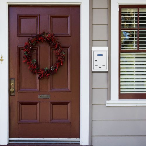 Boîte Aux Lettres Avec Plaque Nominale