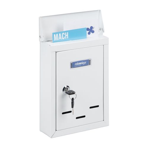 Boîte Aux Lettres Avec Plaque Nominale