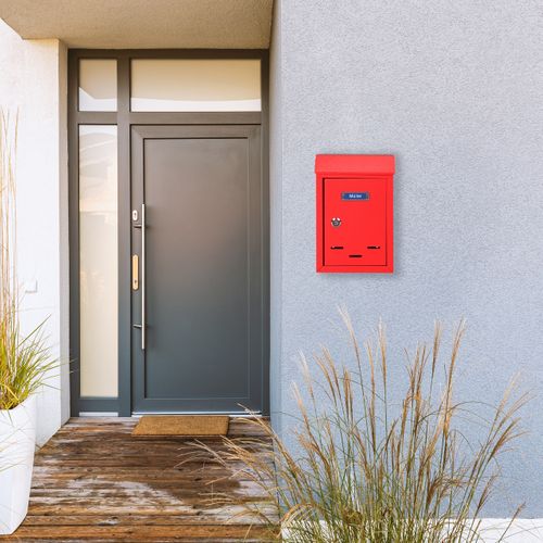 Boîte Aux Lettres Avec Plaque Nominale