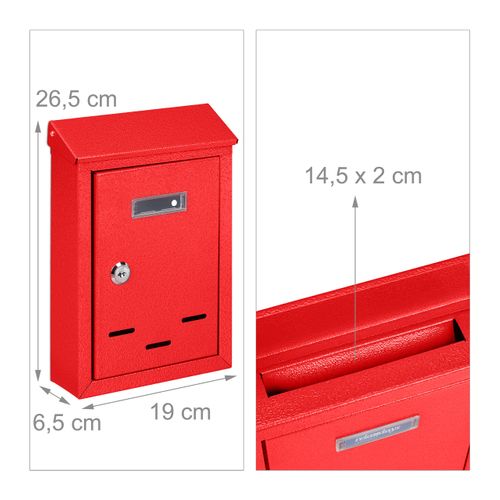 Boîte Aux Lettres Avec Plaque Nominale