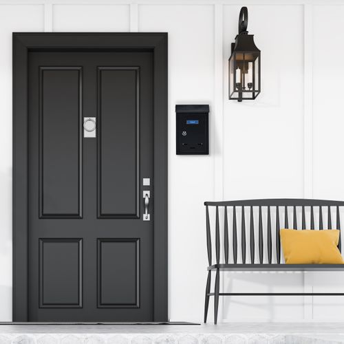 Boîte Aux Lettres Avec Plaque Nominale