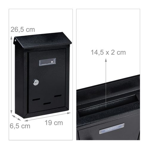 Boîte Aux Lettres Avec Plaque Nominale