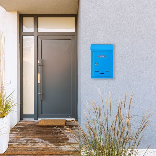 Boîte Aux Lettres Avec Plaque Nominale