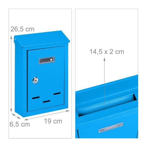 Boîte Aux Lettres Avec Plaque Nominale