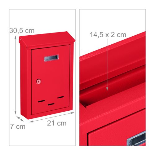 Boîte Aux Lettres Avec Plaque Nominale