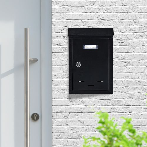 Boîte Aux Lettres Avec Plaque Nominale