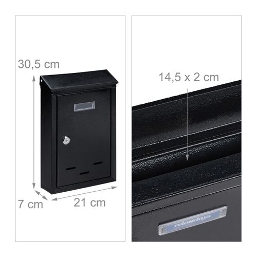 Boîte Aux Lettres Avec Plaque Nominale