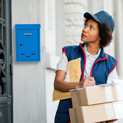 Boîte Aux Lettres Avec Plaque Nominale