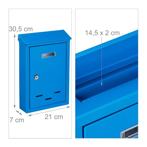 Boîte Aux Lettres Avec Plaque Nominale