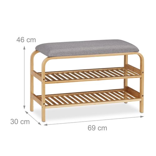 Banc Chaussures Avec Siège Pour 6 Paires