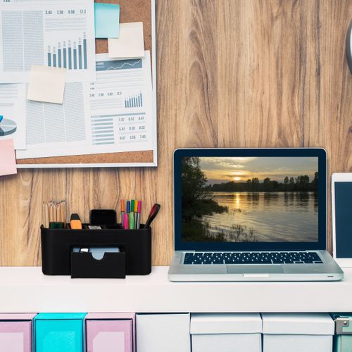 Porte-crayon Aspect Cuir