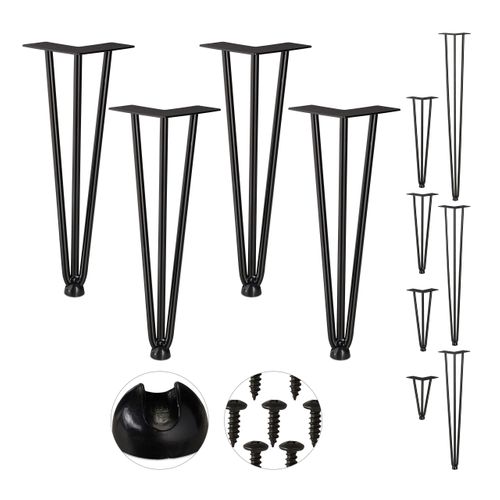 Jeu De 4 Pieds En Épingle 3 Entretoises