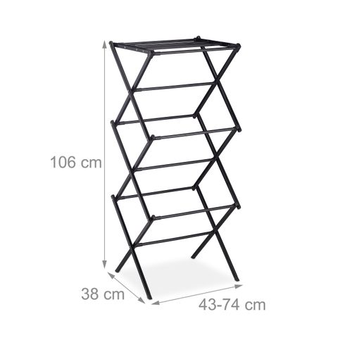 Séchoir à Linge Pliable Et Extensible