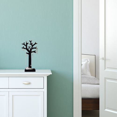 Lot De 2 Arbre à Bijoux 14.5x9.5x28.5 Cm - Noir Et Blanc