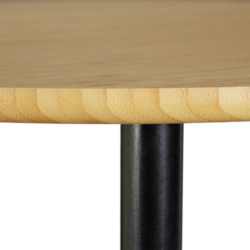 Table D'appoint Ronde Sur Roulettes